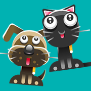 help cat and dog solve challenges