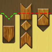 stack the wooden tiles