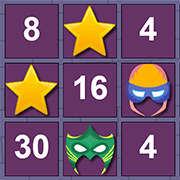 subtract to find the superheroes