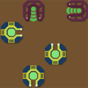 use specialized blocks to fill the board