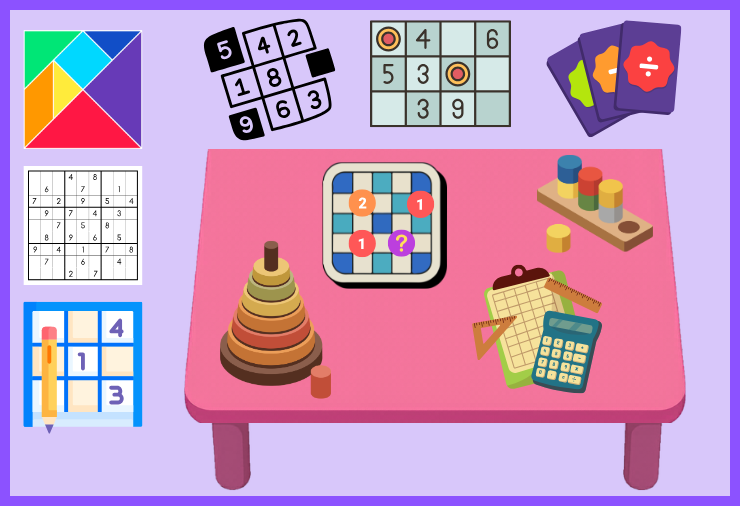 Explore mathematical ideas with patterns, number relationships, and visual discovery.